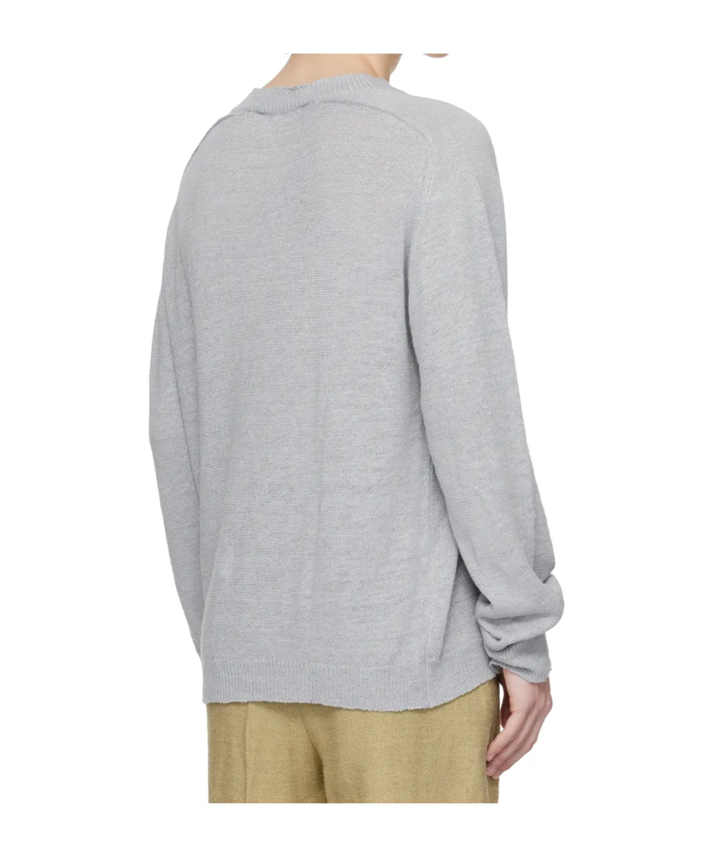 V-Neck Long-Sleeved Sweater