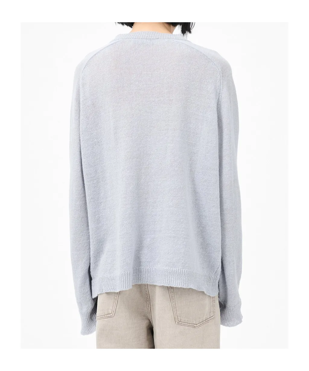 V-Neck Long-Sleeved Sweater