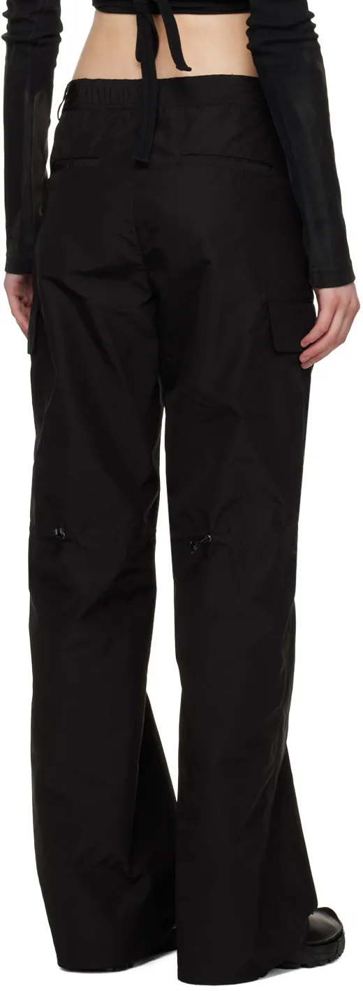 Wide-Leg Cargo Trousers