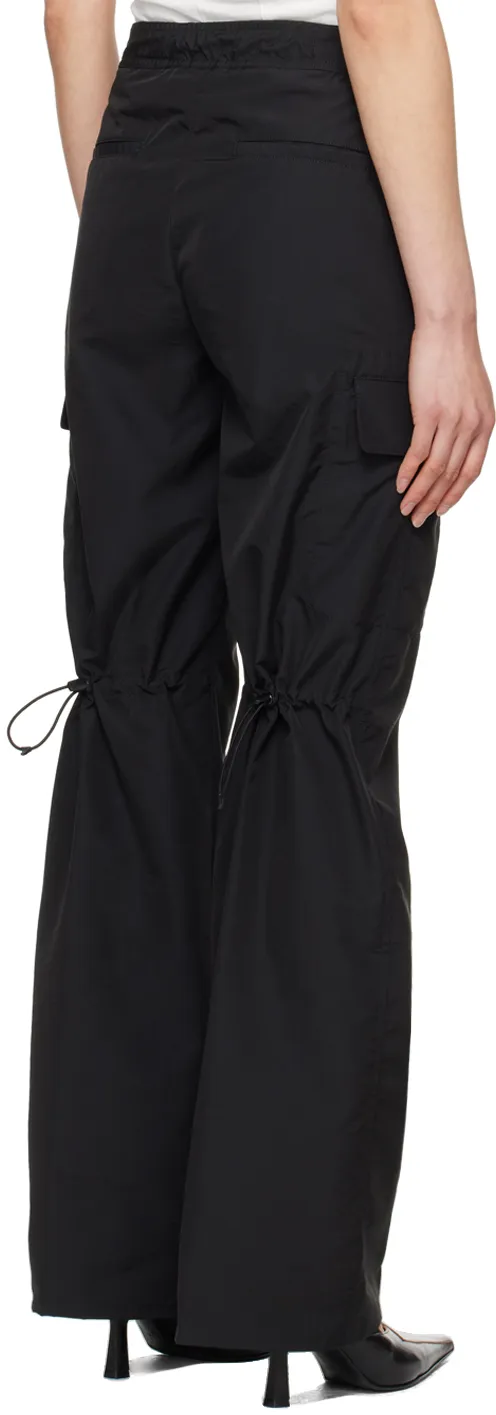 Wide-Leg Cargo Trousers