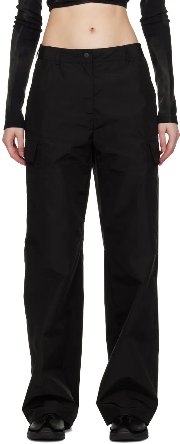 Wide-Leg Cargo Trousers