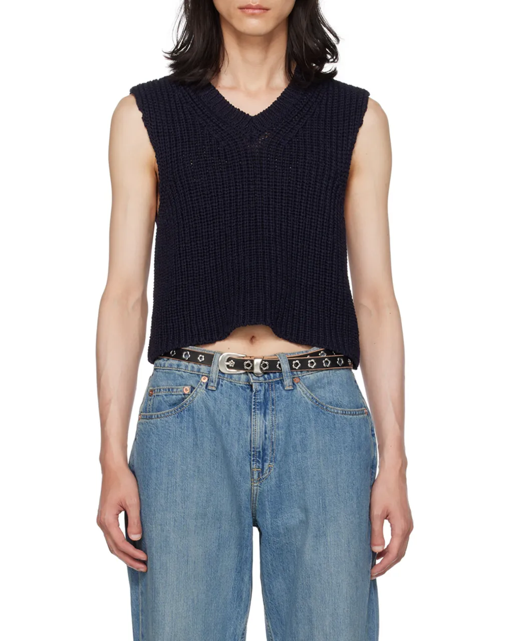Ribbed Knit Vest