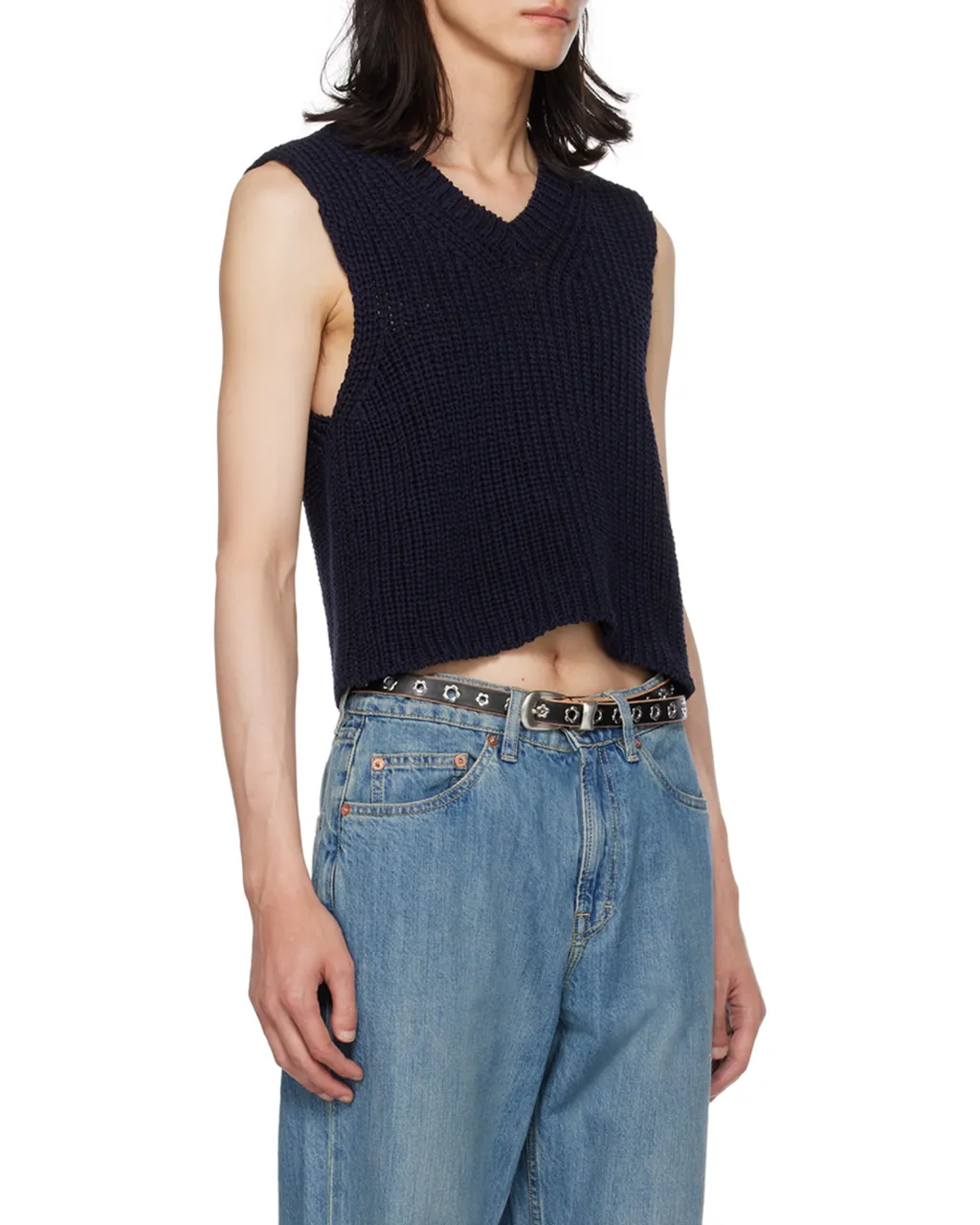 Ribbed Knit Vest