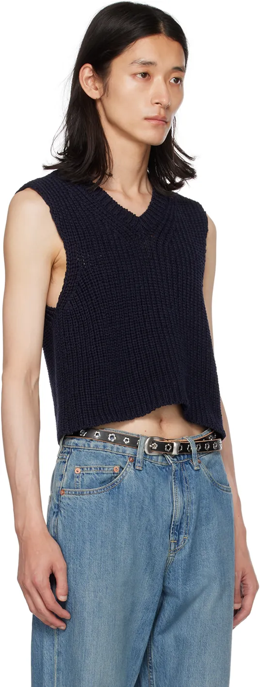 Ribbed Knit Vest