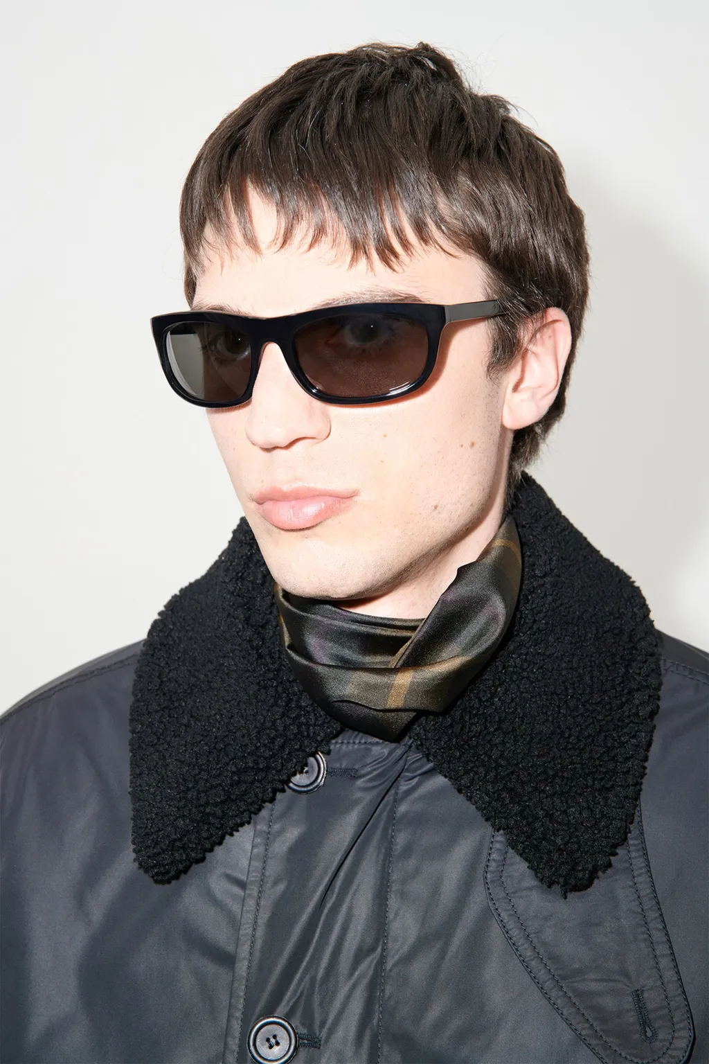 Tinted-Lenses Square-Frame Sunglasses