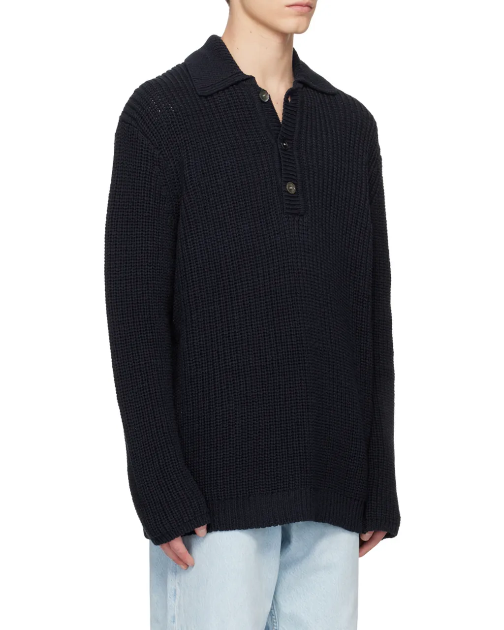 Big Piquet Chunky Ribbed-Knit Jumper