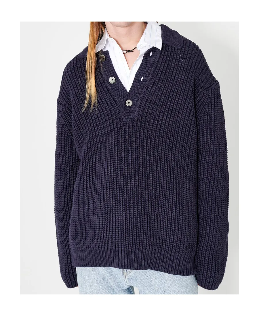 Big Piquet Chunky Ribbed-Knit Jumper