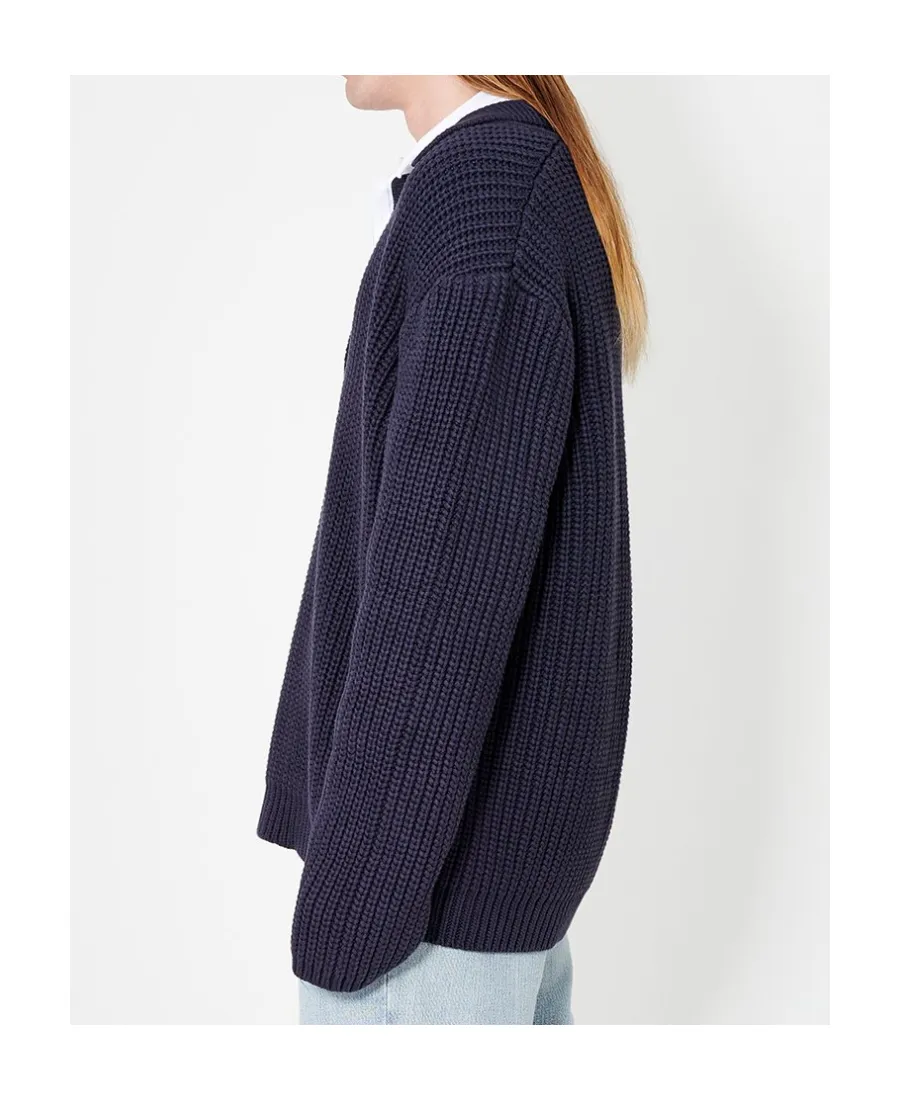 Big Piquet Chunky Ribbed-Knit Jumper