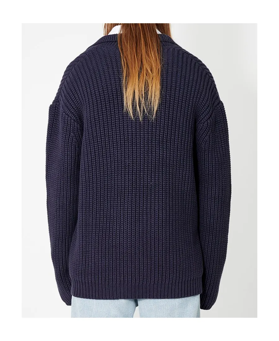 Big Piquet Chunky Ribbed-Knit Jumper