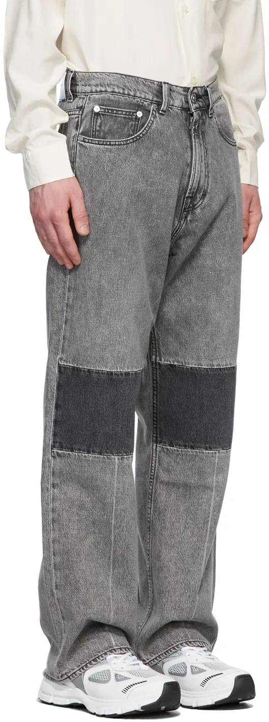 High Waist Straight-Leg Jeans