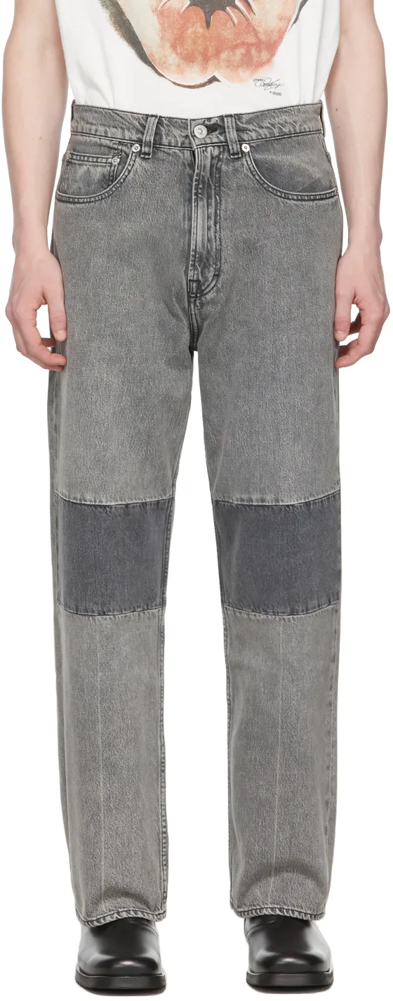 High Waist Straight-Leg Jeans