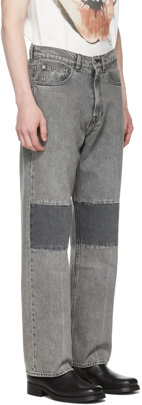High Waist Straight-Leg Jeans