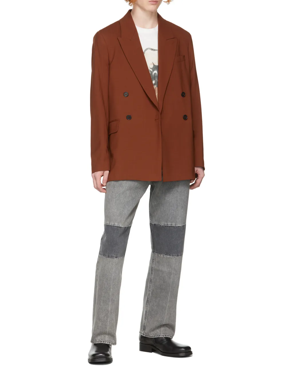 High Waist Straight-Leg Jeans