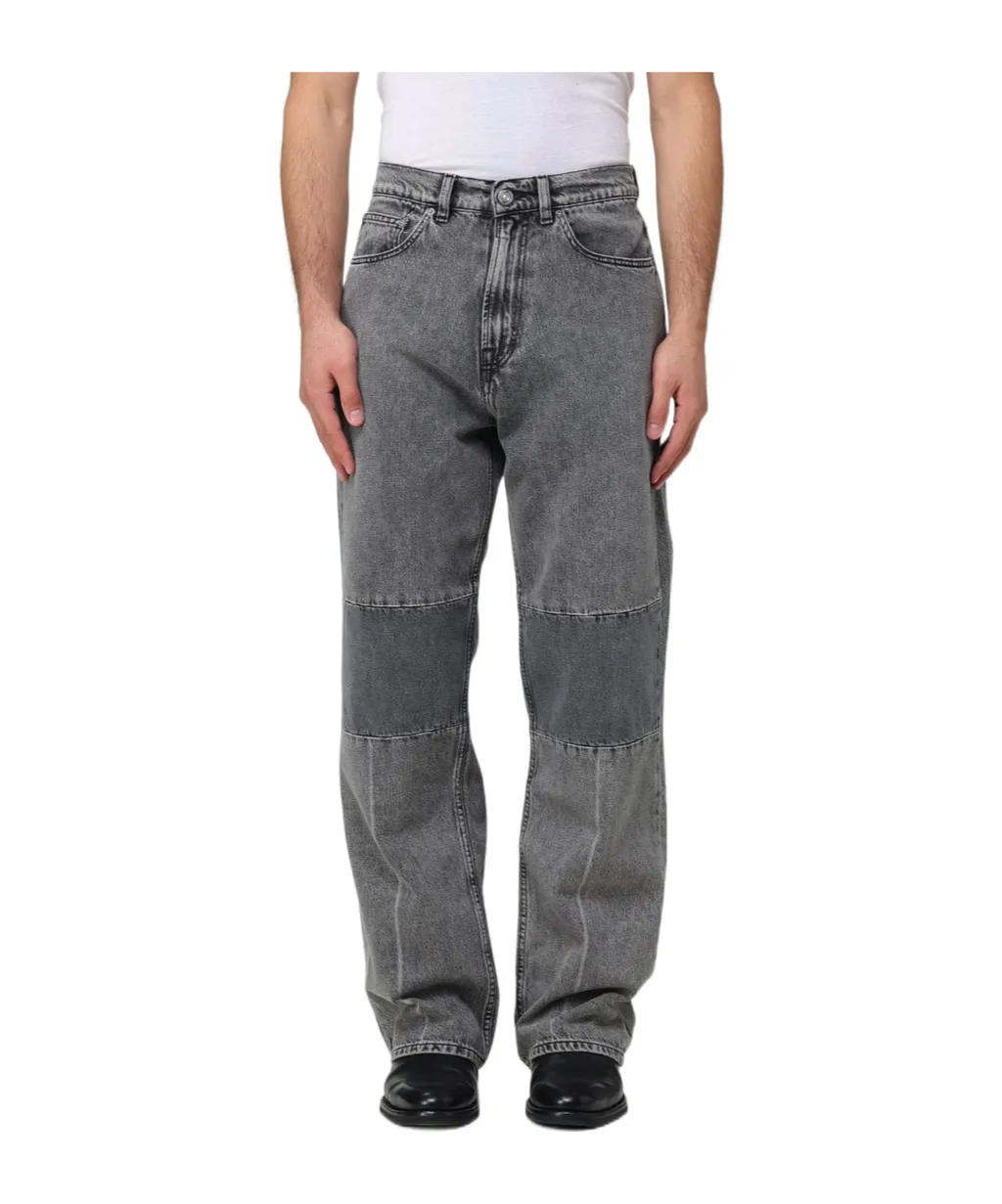 High Waist Straight-Leg Jeans