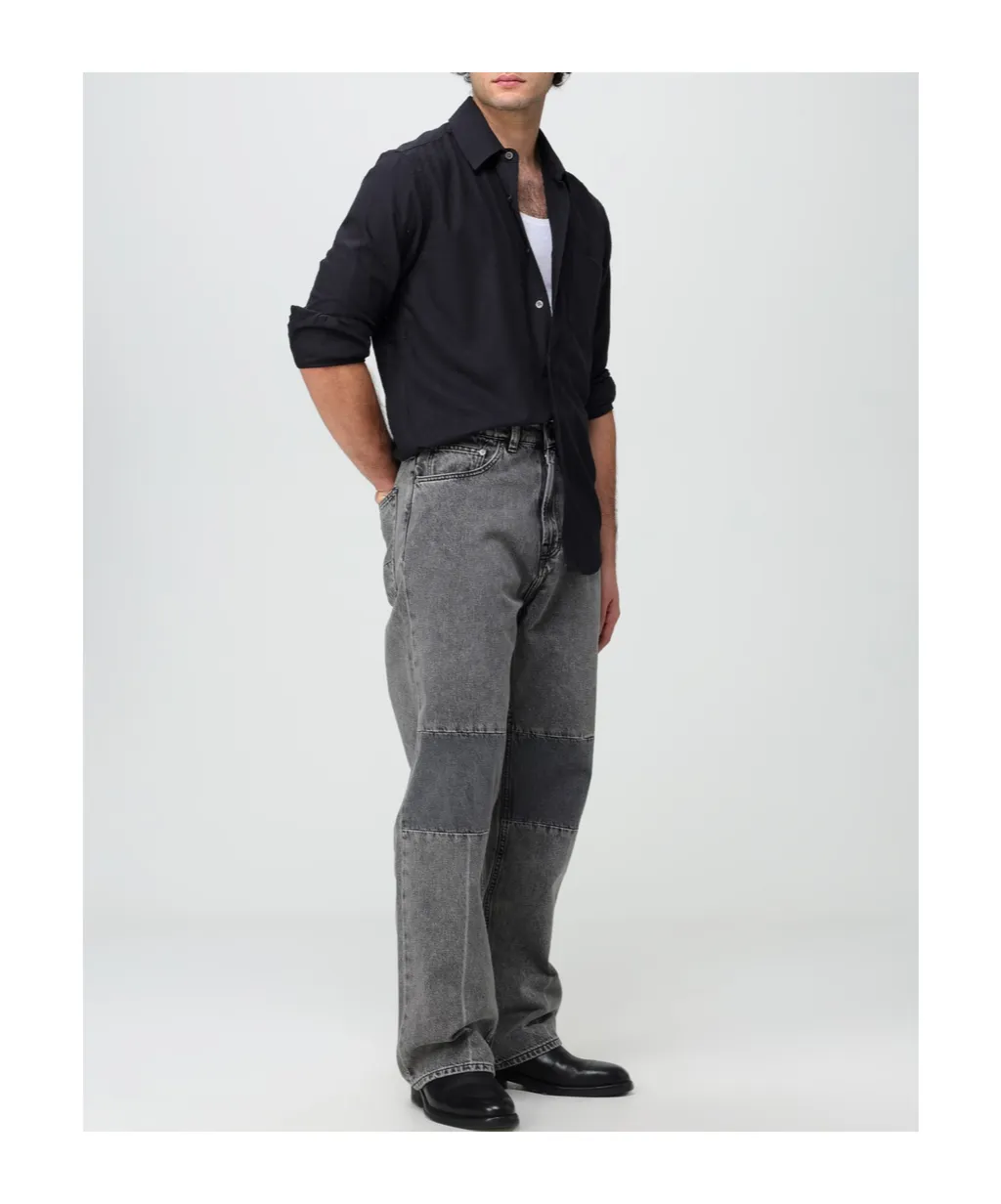 High Waist Straight-Leg Jeans
