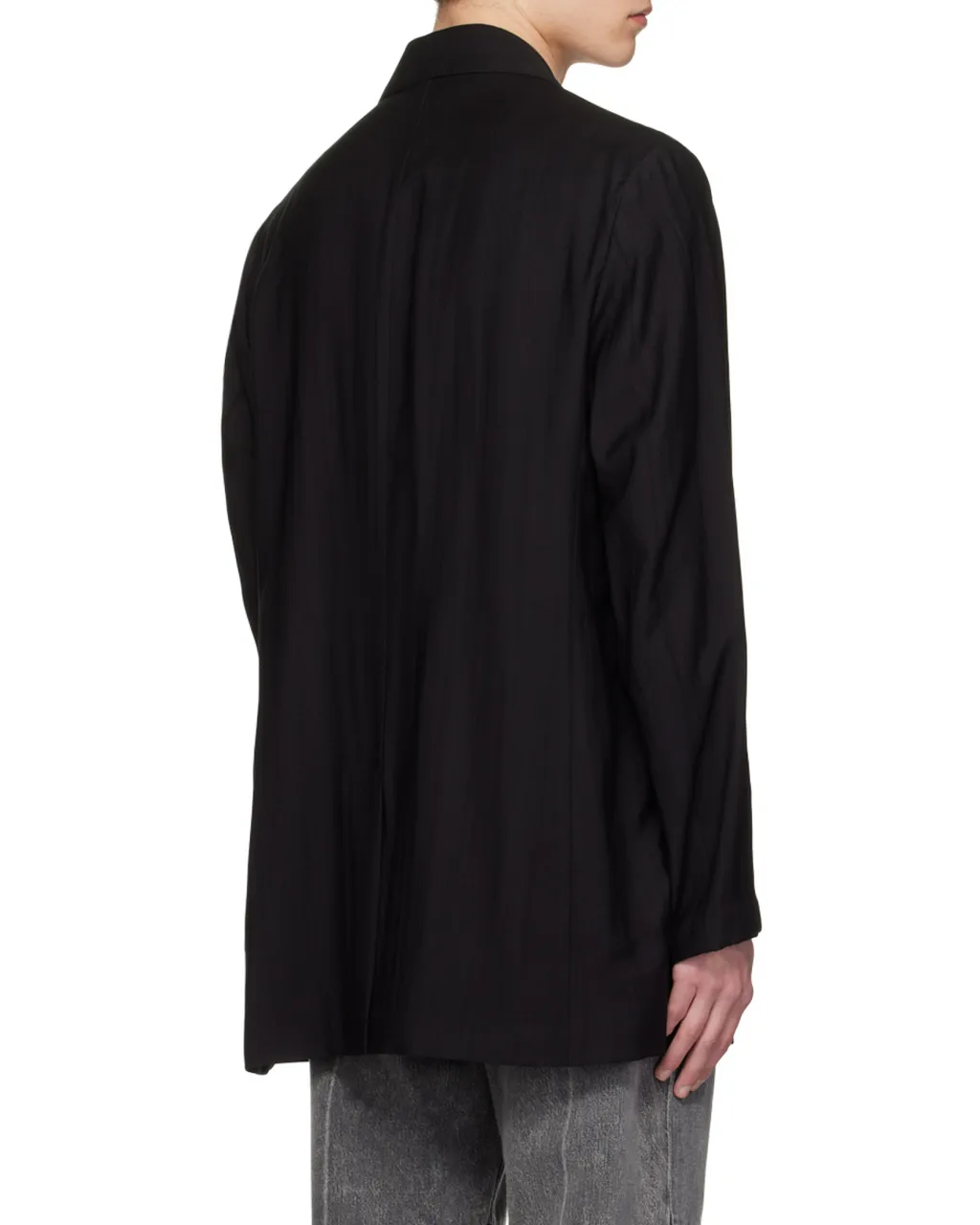 Long-Sleeved Double-Breasted Blazer