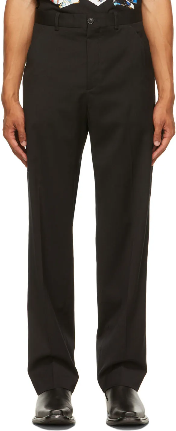 Straight-Leg Tapered Tailored Chinos