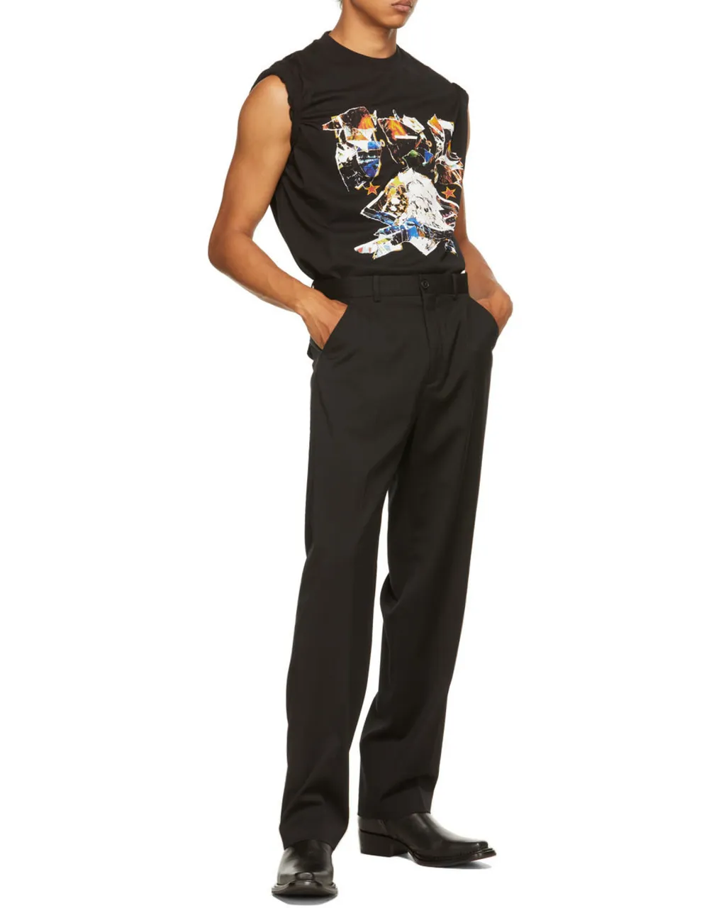 Straight-Leg Tapered Tailored Chinos