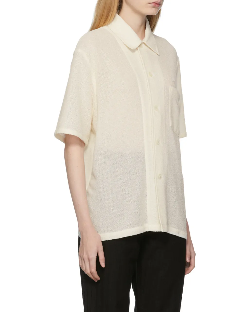 Short Sleeved Buttoned Shirt