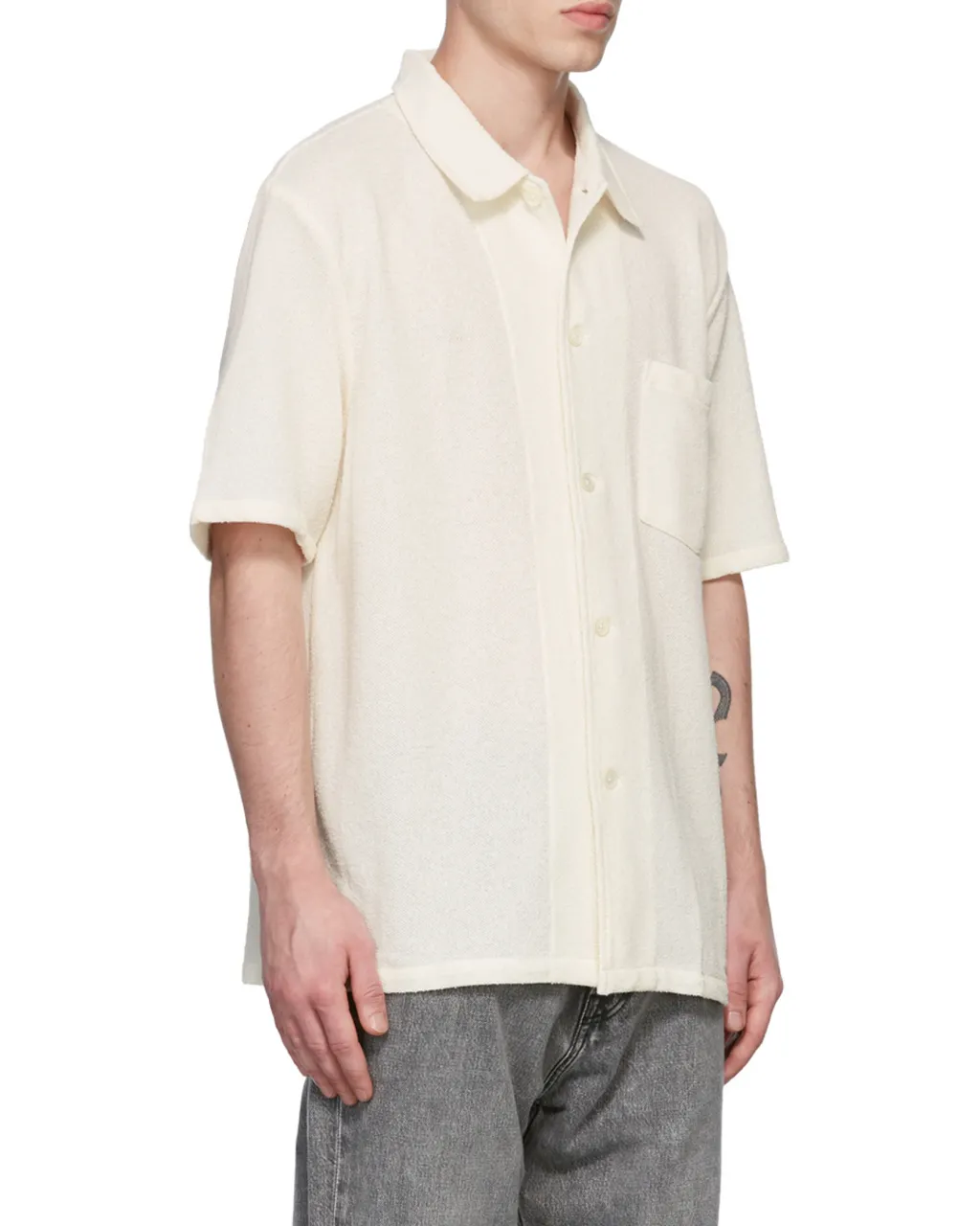Short Sleeved Buttoned Shirt