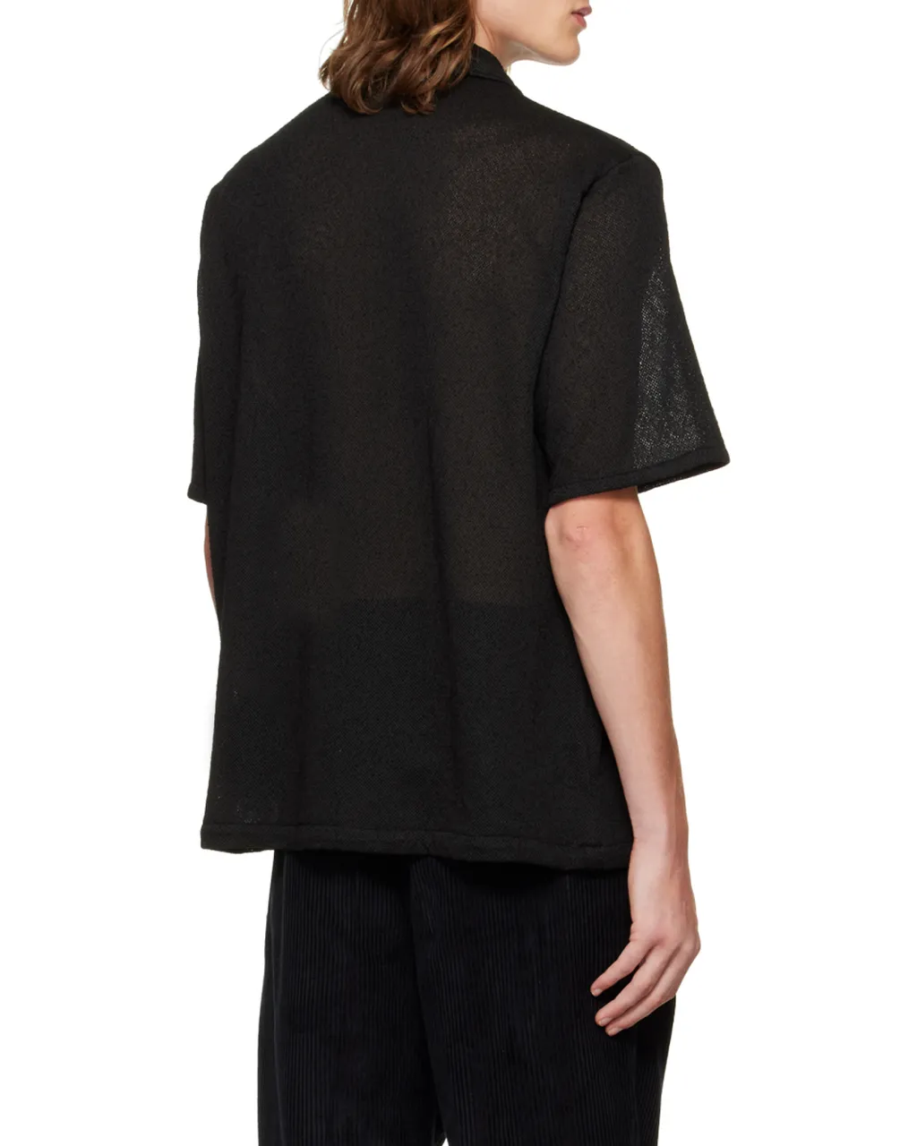 Short Sleeved Buttoned Box Shirt