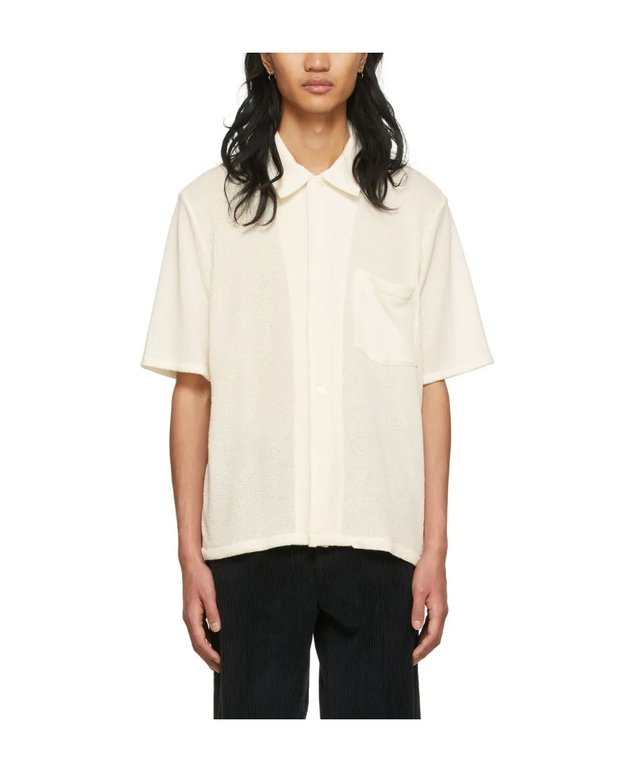 Logo Lapel Short-Sleeved Shirt