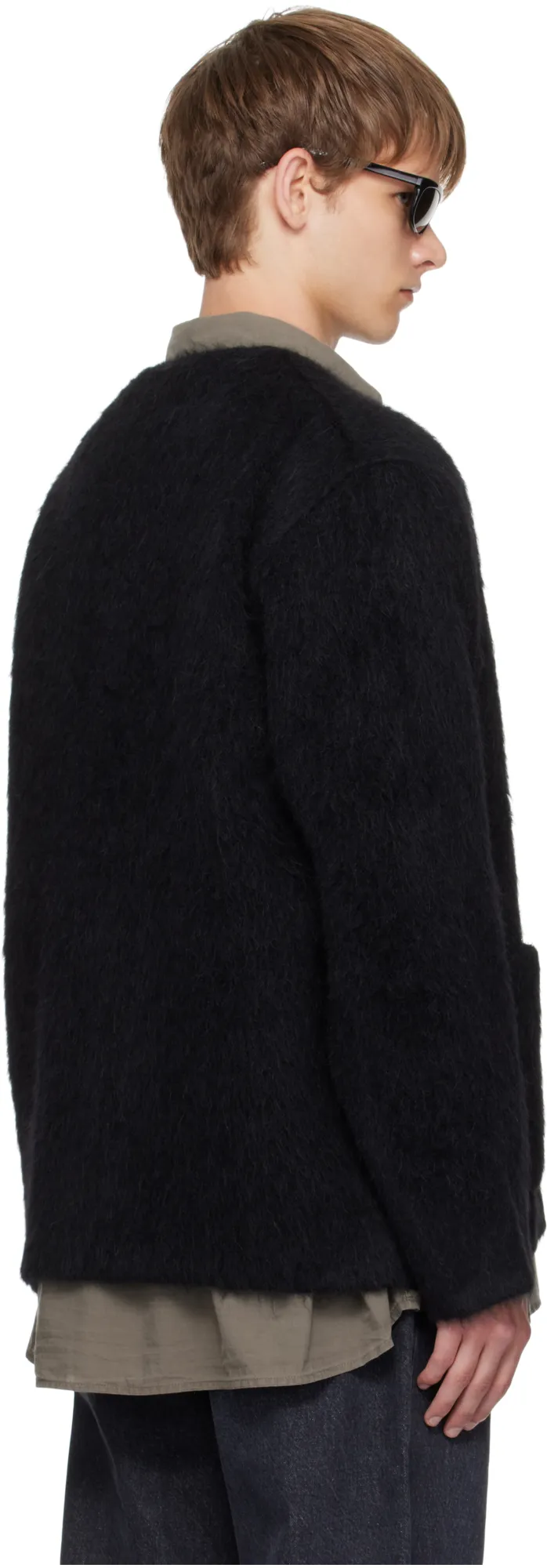 Button-Down Cardigan Coat