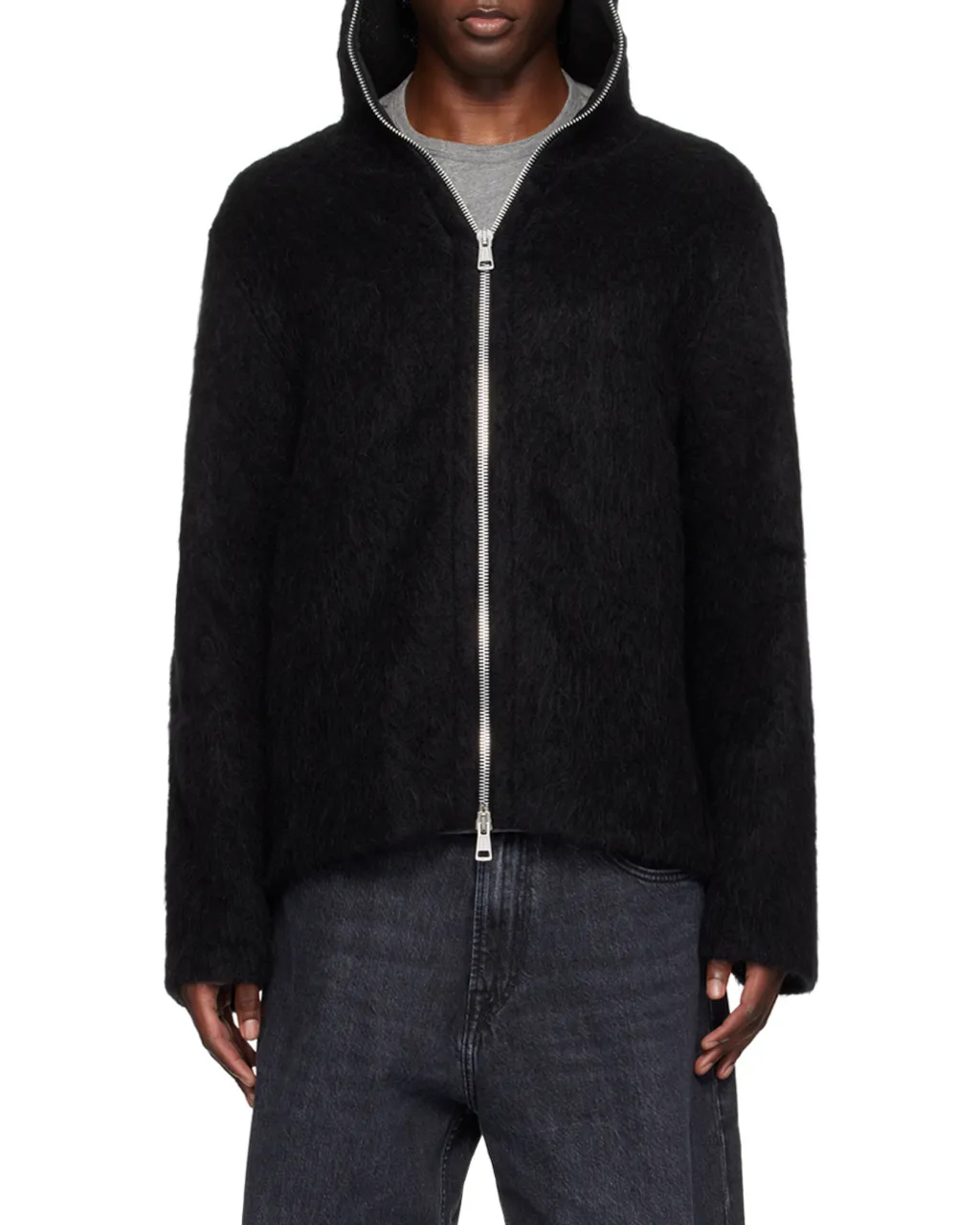 Full-Zip Long Sleeved Hoodie
