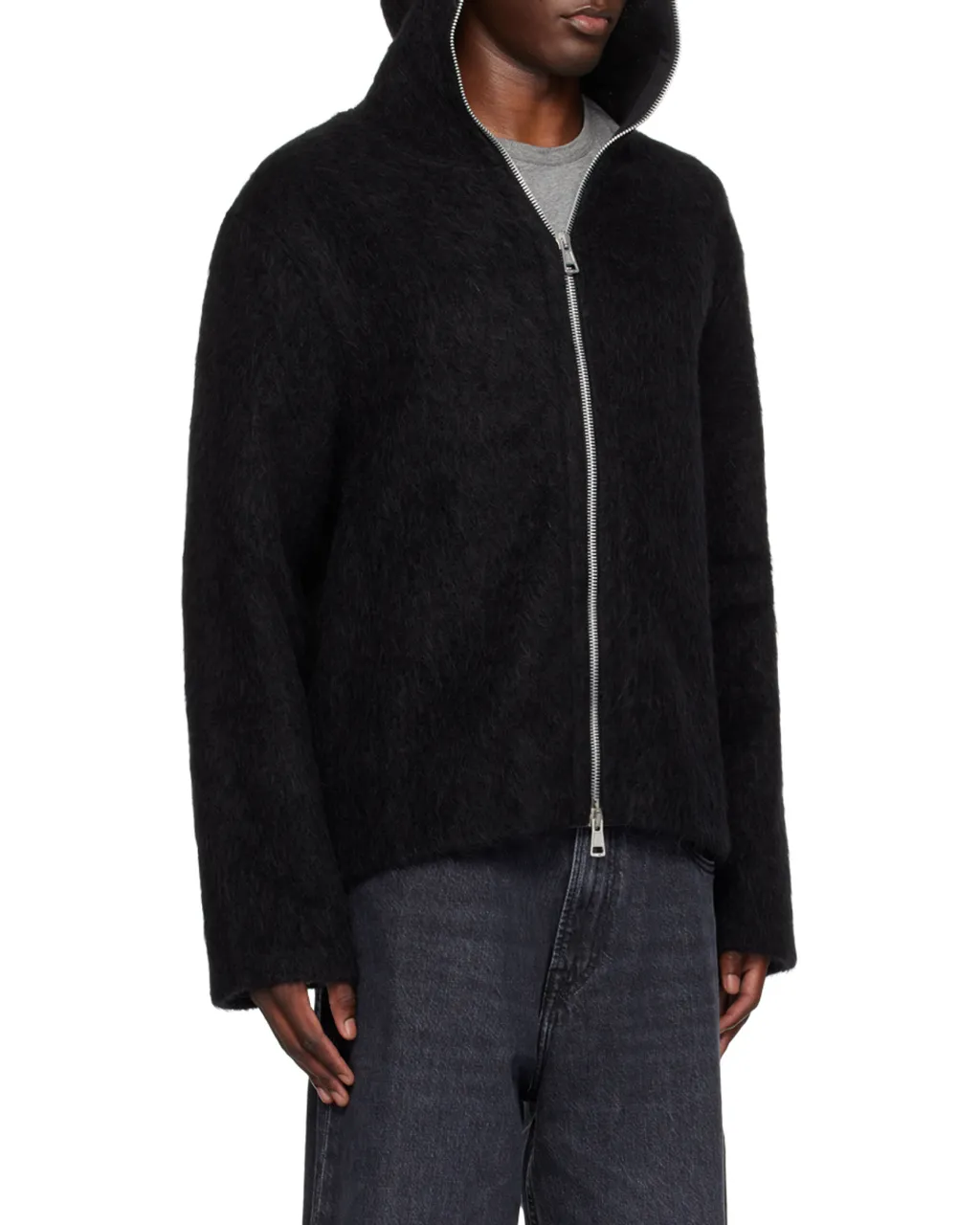Full-Zip Long Sleeved Hoodie