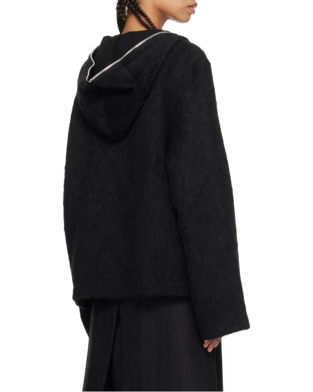 Full-Zip Long Sleeved Hoodie