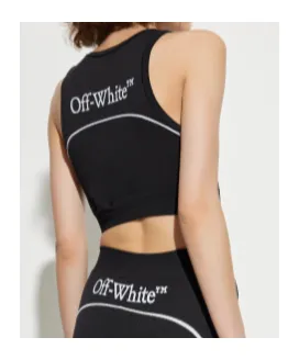 Logo Embroidered Sleeveless Top