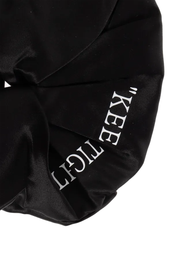 Logo Patch Scrunchie