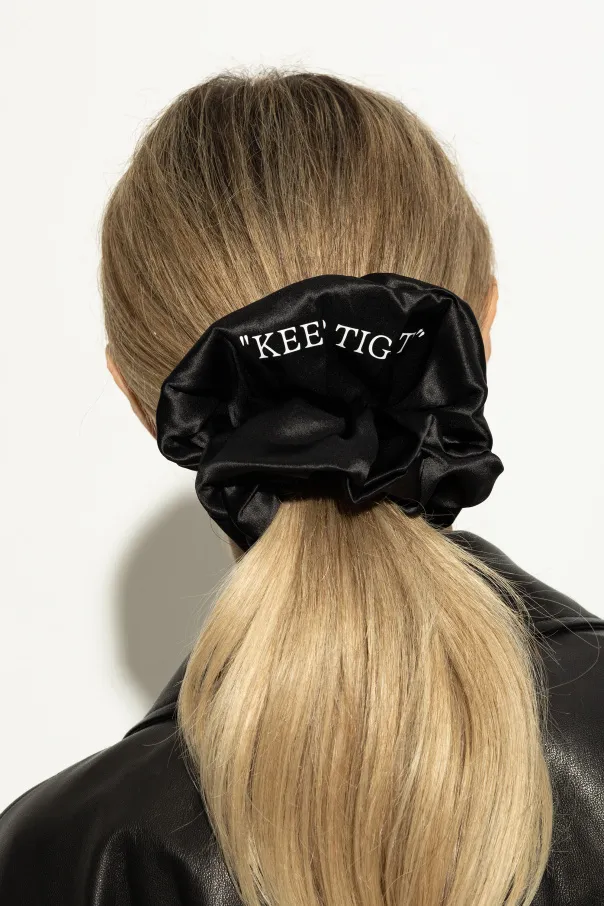 Logo Patch Scrunchie