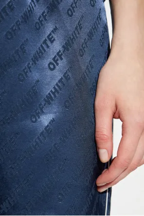All-Over Logo Patterned Straight Leg Trousers