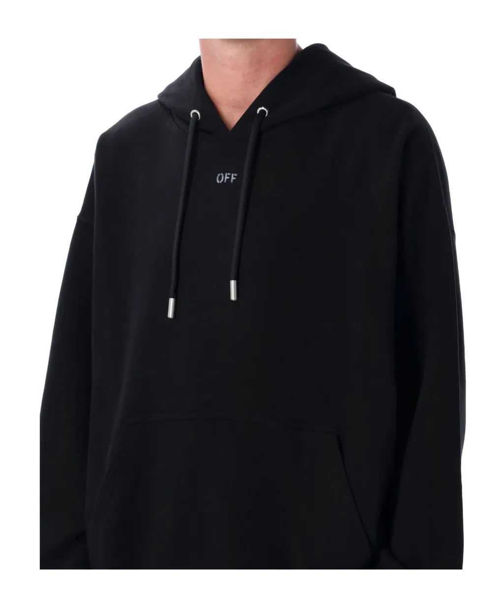 Stencil Arrow Skate Drawstring Hoodie