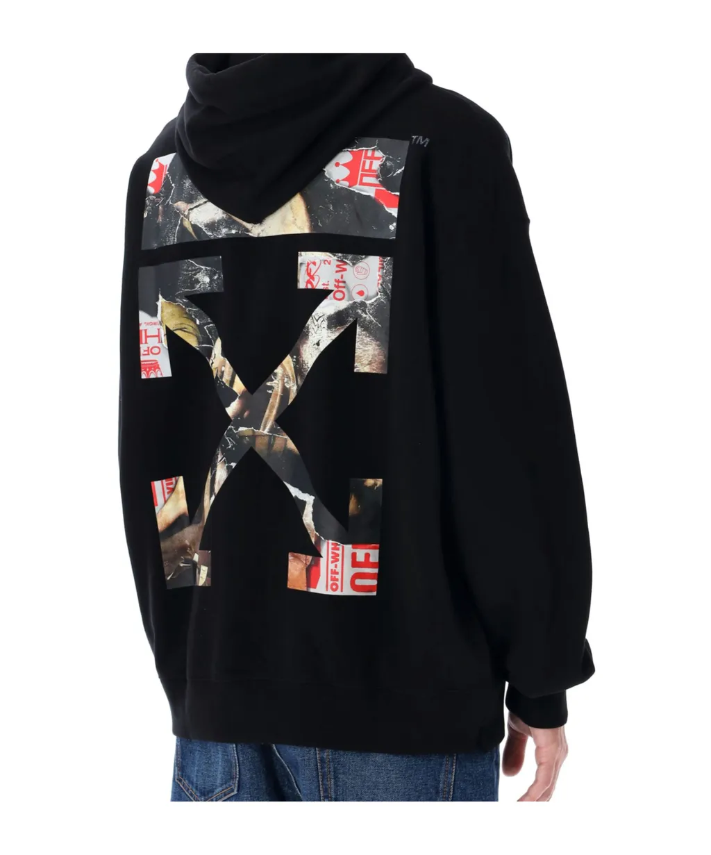 Paint Arrow Skate Drawstring Hoodie