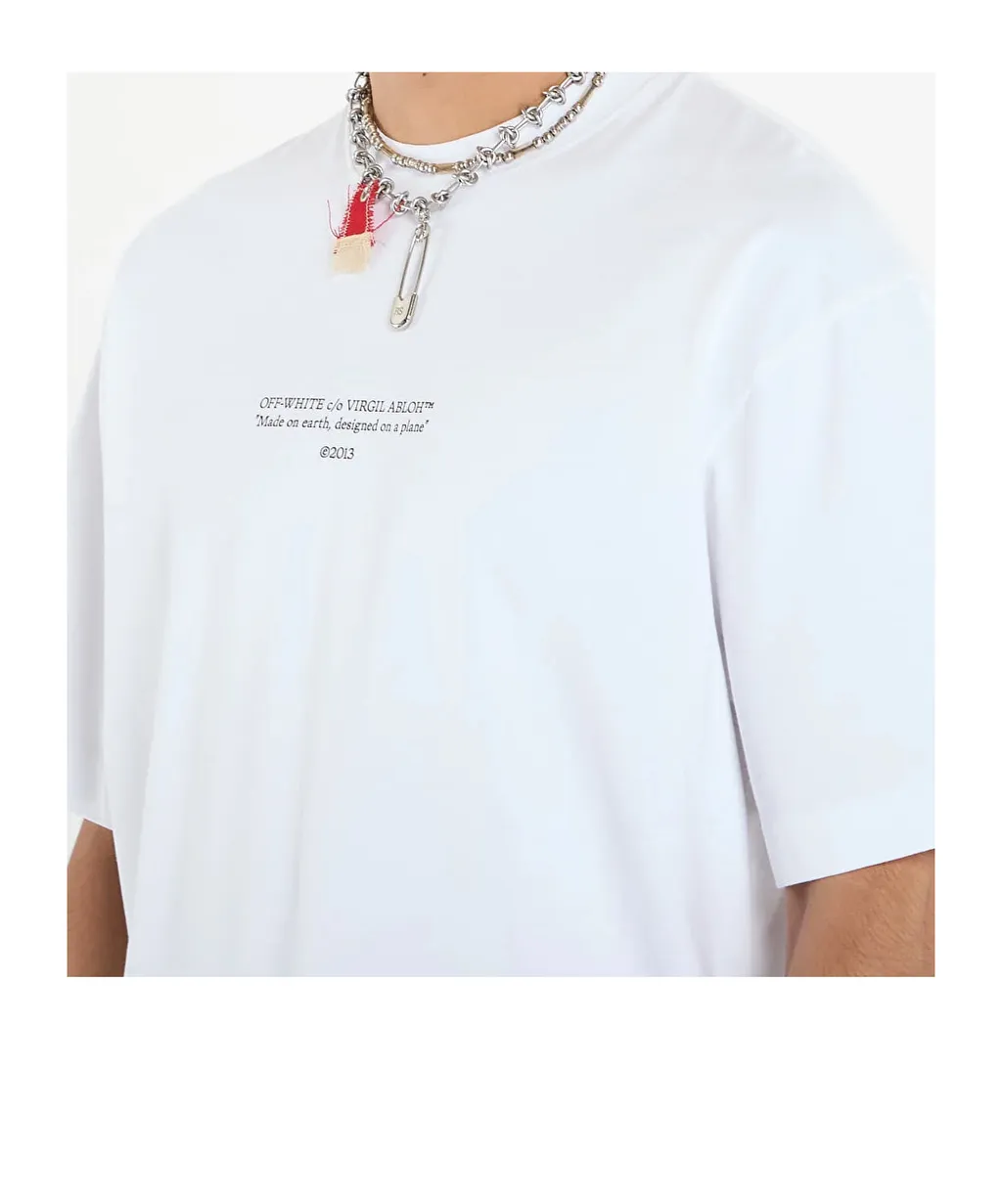 Slogan Printed Crewneck T-Shirt