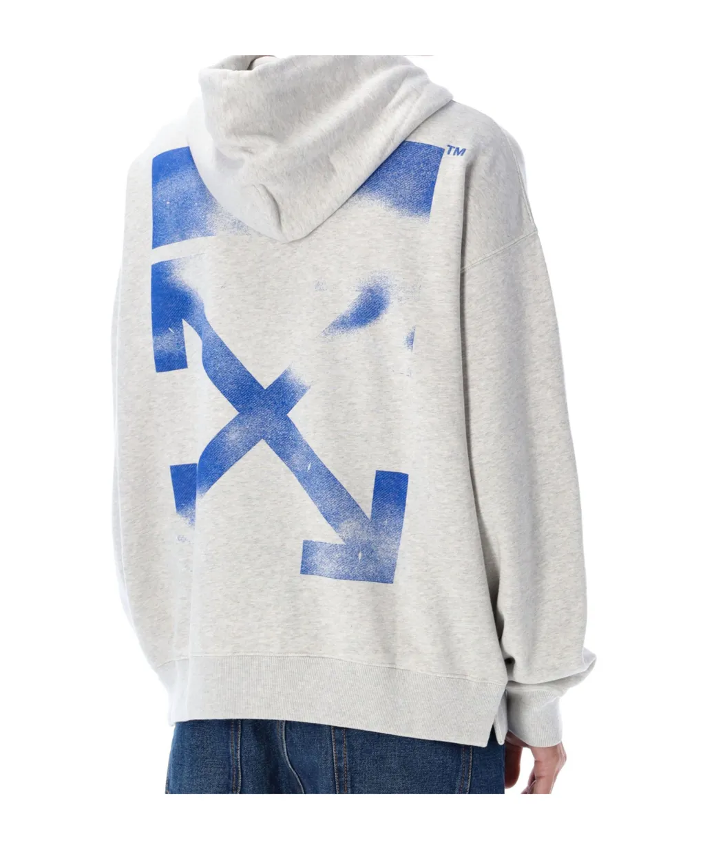 Stencil Arrow Skate Drawstring Hoodie