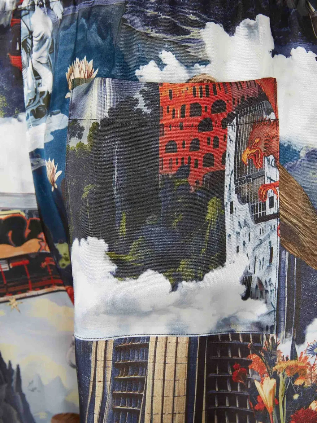 All-Over Printed Bermuda Shorts
