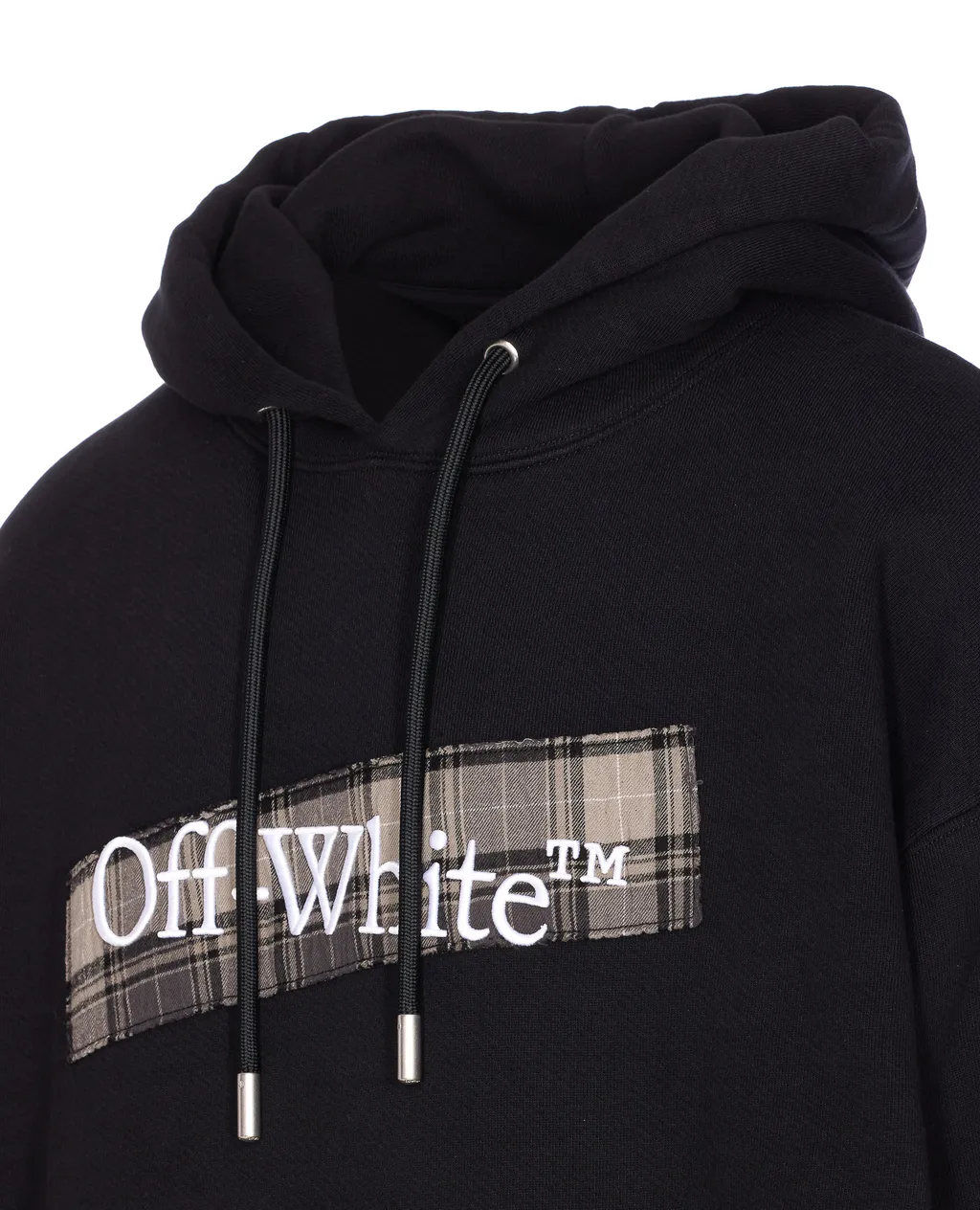 Logo Embroidered Drawstring Hoodie