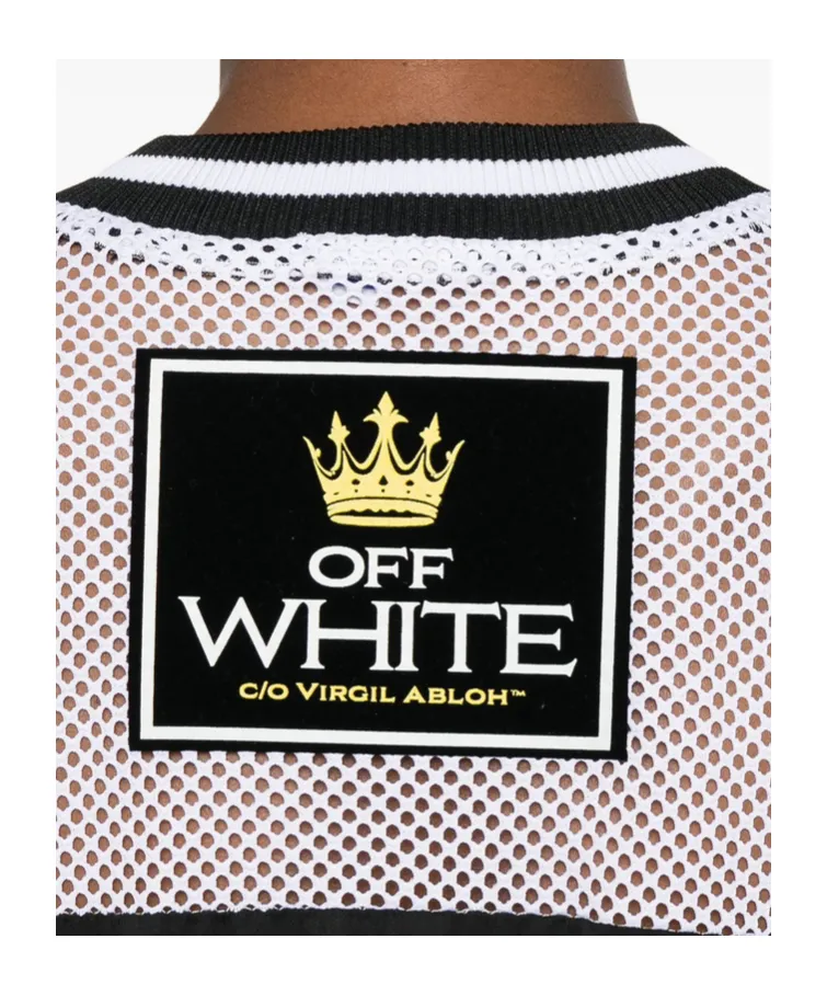 V-Neck Short-Sleeved Mesh Dress