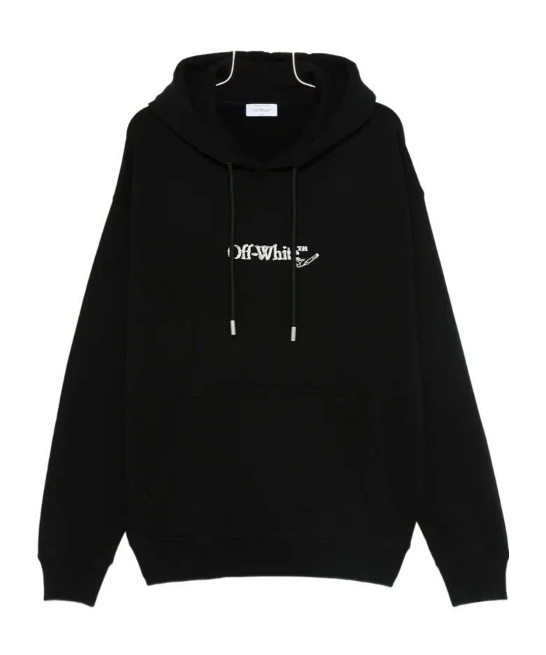 Logo Printed Drawstring Hoodie