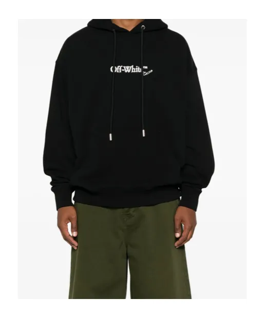 Logo Printed Drawstring Hoodie