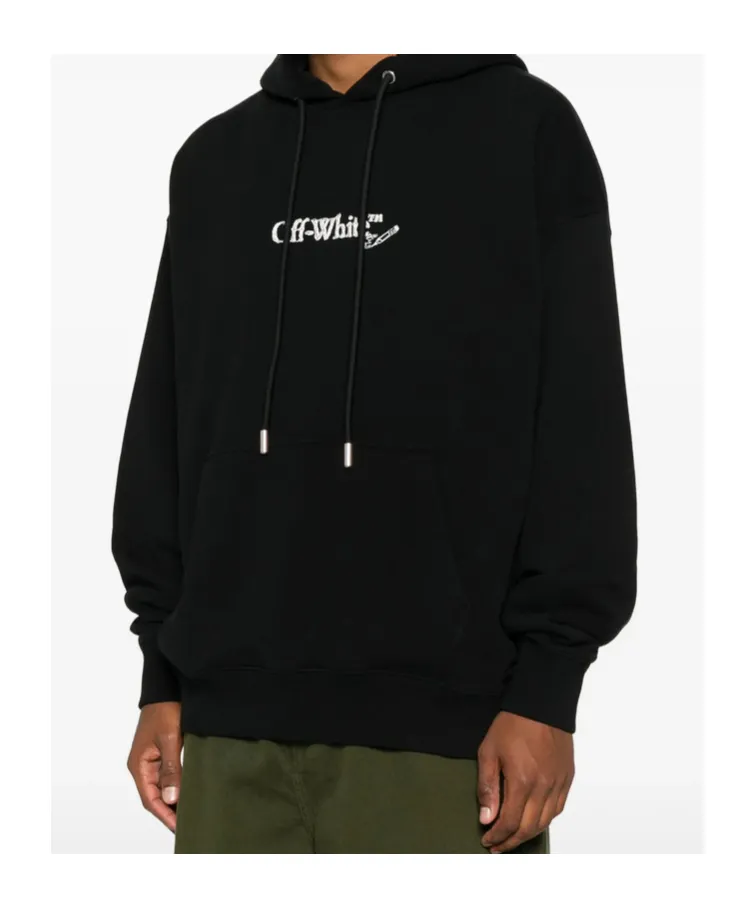 Logo Printed Drawstring Hoodie