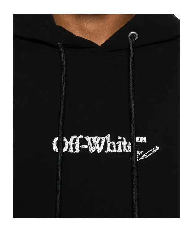 Logo Printed Drawstring Hoodie