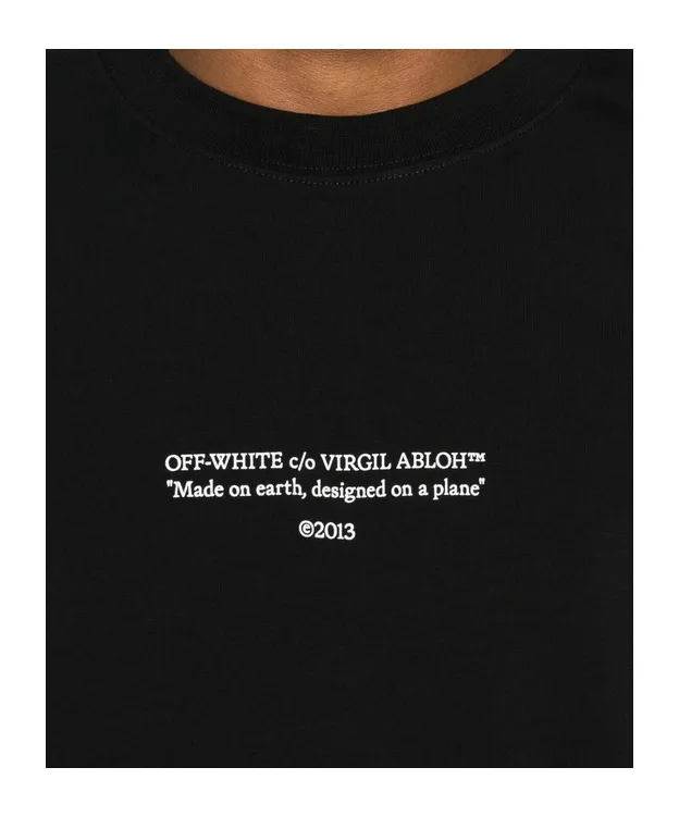 Slogan Printed Crewneck T-Shirt