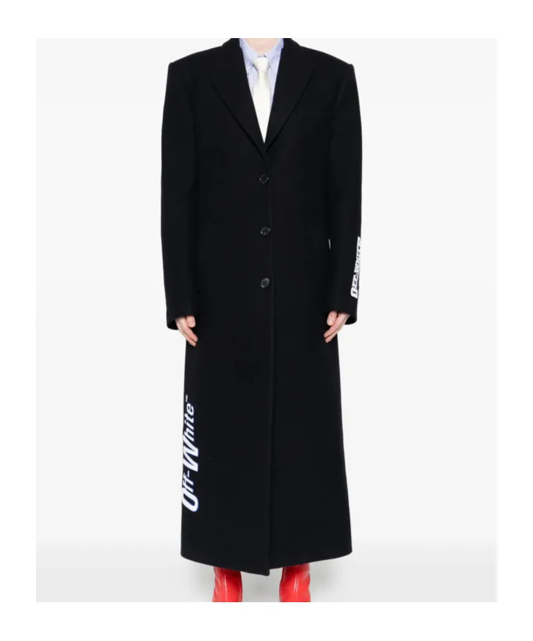 Logo-Detail Coat