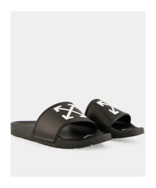 Arrow Open Toe Slip-On Slides