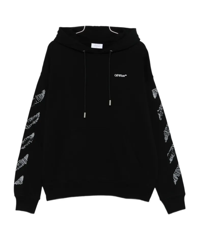 Arrow-Sleeves Hoodie