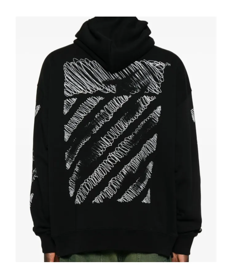 Arrow-Sleeves Hoodie